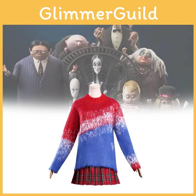 2 Addams Family Character Cosplay Dress Polyester Fabric Game Anime Play Role