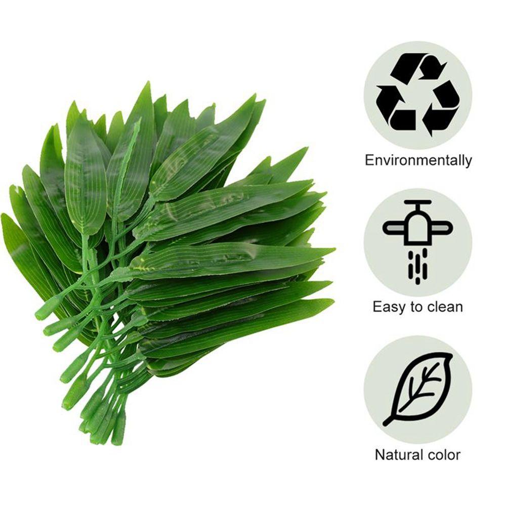 Decorations Party Supplies Bamboo  Leaves Fake Bamboo Branches Simulation Leaves Artificial Plants