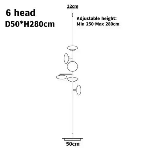 

Итальянский торшер, Напольный светильник, Дизайнерский напольный светильник для гостиной, Угловой торшер black
