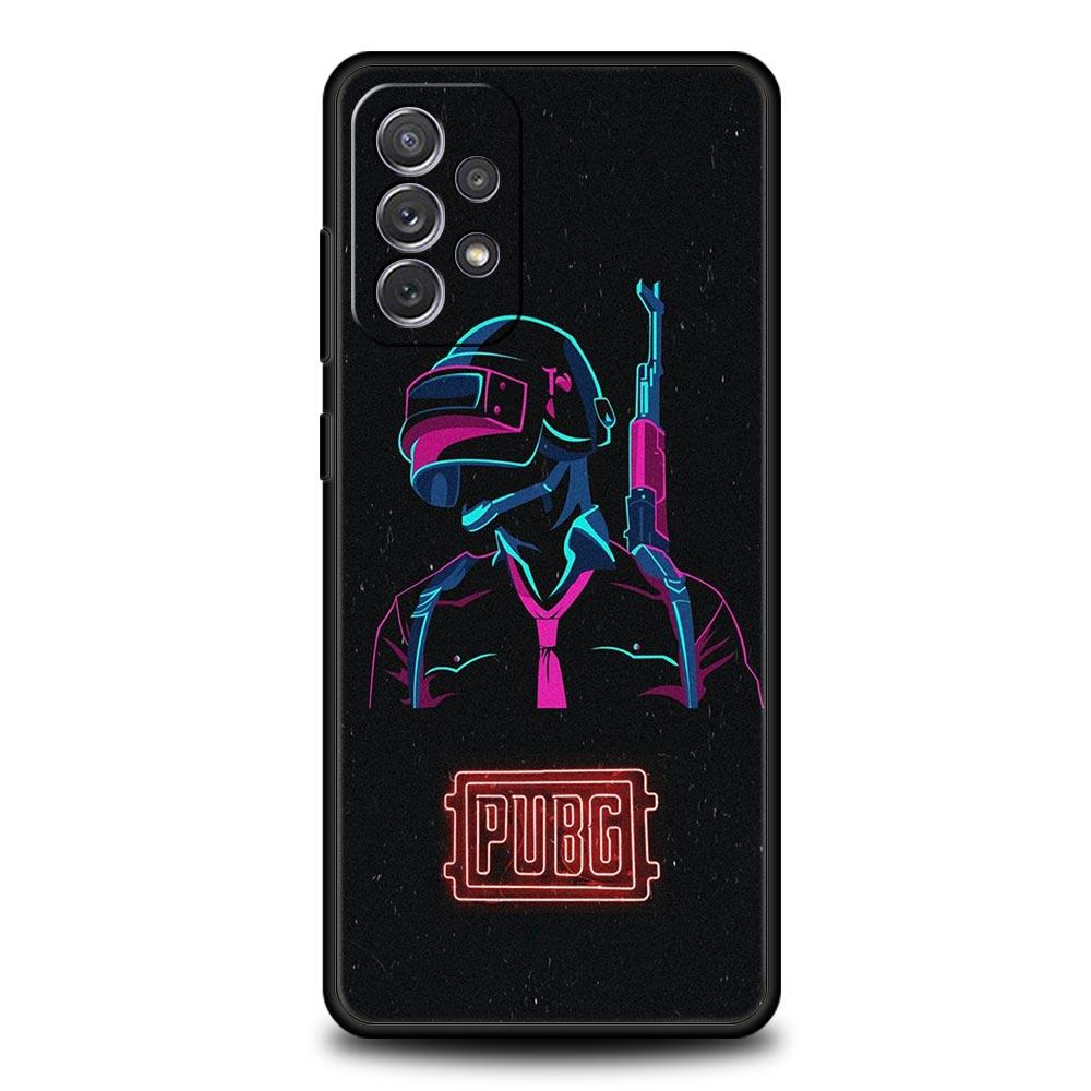 PUBG Game Telefoonhoesje Voor Samsung Galaxy A17 A07 A55 A35 A25 A15 A05s A33 5G A31 A23 A21s A13 A41 A73 A53 A51 A71 A03s S10 Cover