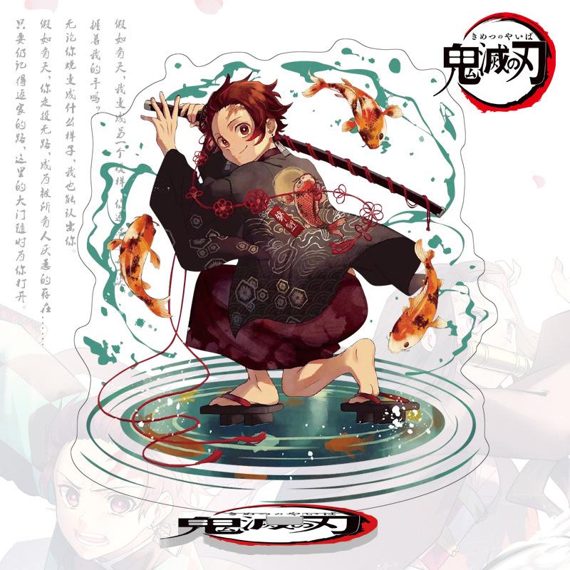 High Quality Anime Demon Slayer Kimetsu no Yaiba 1 40 Large Acrylic Stand Figure Display Statue Kamado Tanjiro Nezuko Merchandise