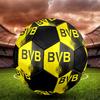 Pallone da Calcio Borussia Dortmund, colorato, adatto a tutte le età, cucito a macchina, materiale PVC, qualità da competizione, resistente e ad alto rimbalzo