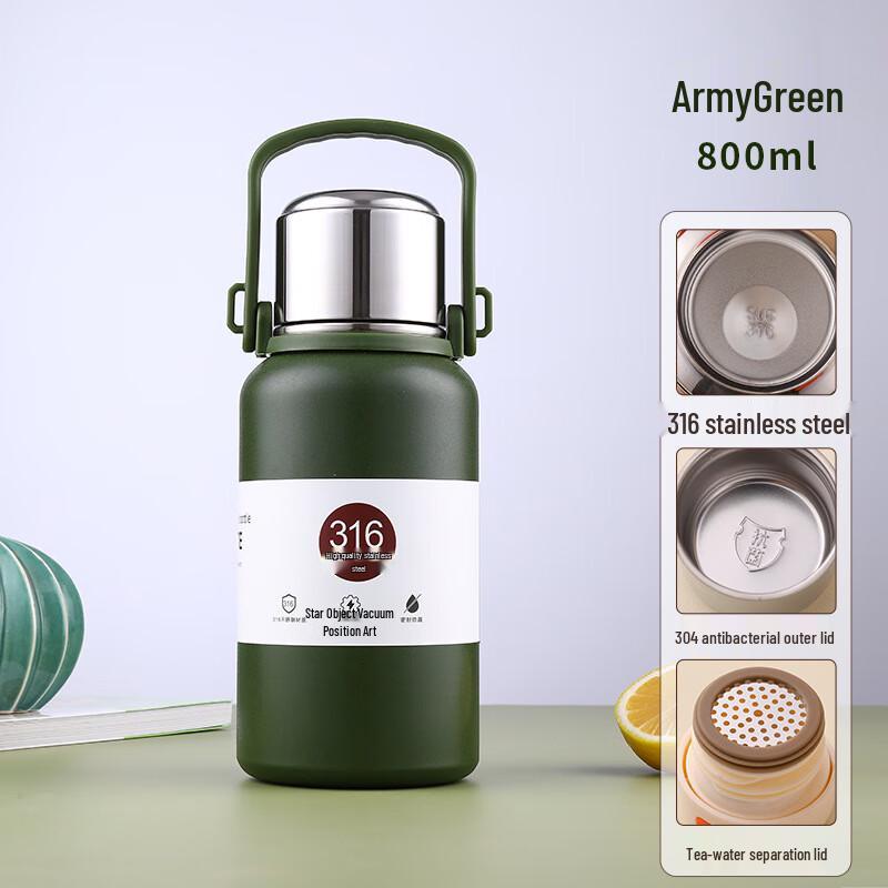 Shanggqi Large Capacity Insulated Sports Water Bottle
