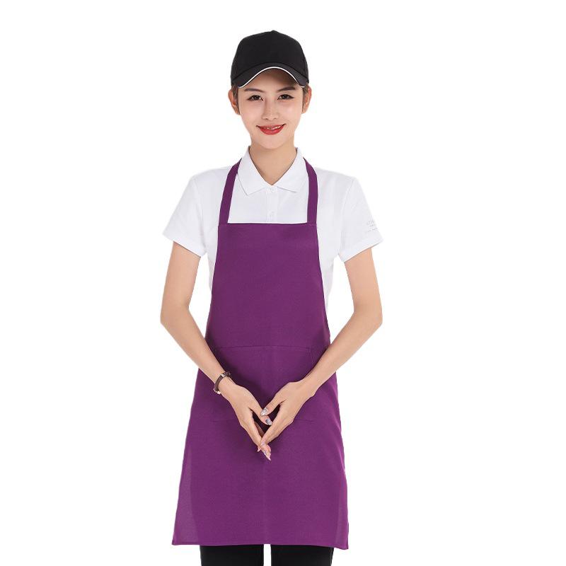 Korean Style Waterproof Kitchen Apron with Custom Logo