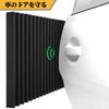 200cm X 20cm Wide Wavy Garage Wall Garage Parking Car Door Rear Bumper Garage Door Black [Ultra-Thick 15mm] Protector, Water-Repellent, Aid,