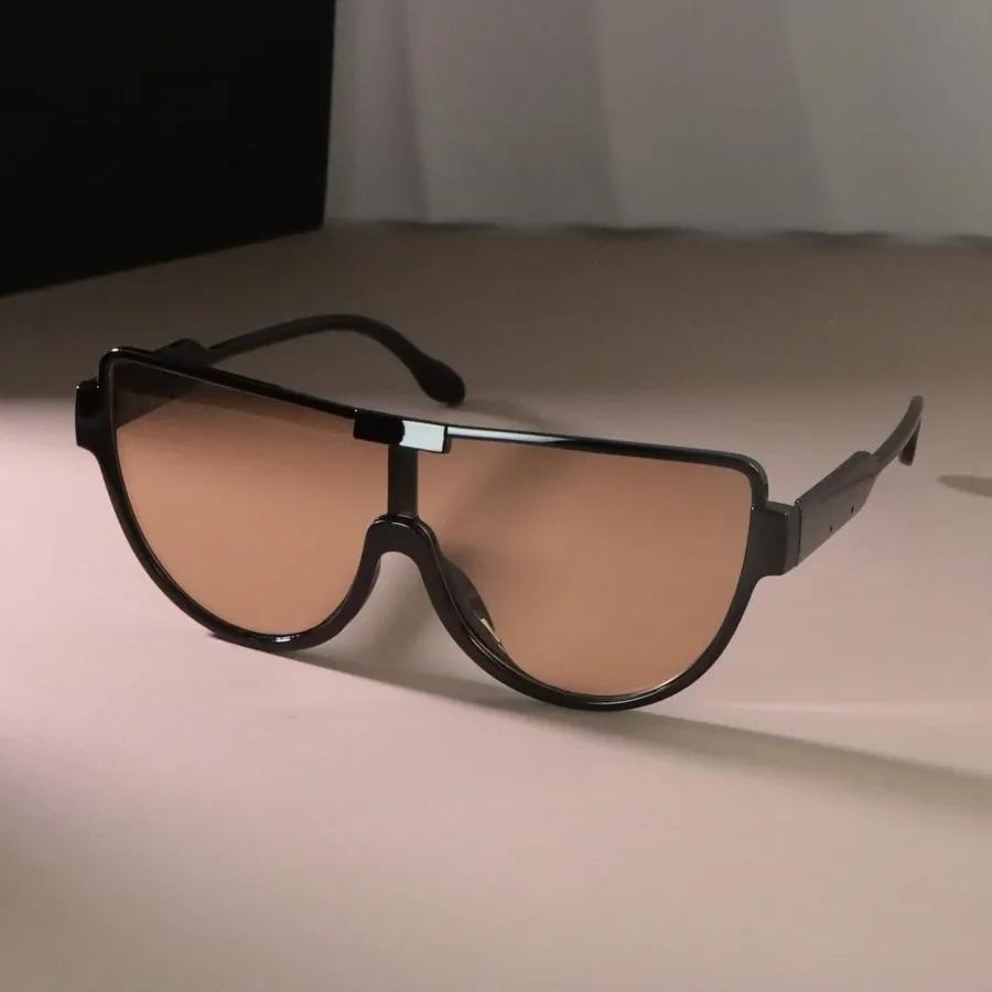 Classic Round Designer Sunglasses Women Men Big Frame Mirror Sun Glasses Female Male Square Trendy Brand