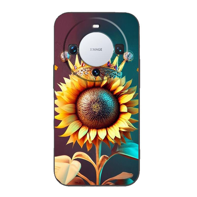 

Sunflower Phone Case Cover for Huawei Mate 60 Pro P50 P40 P30 P20 P10 P Smart Y6 Y7 Y9 Plus Silicone Fundas Shell Capas Bags TPU Huawei P20 lite