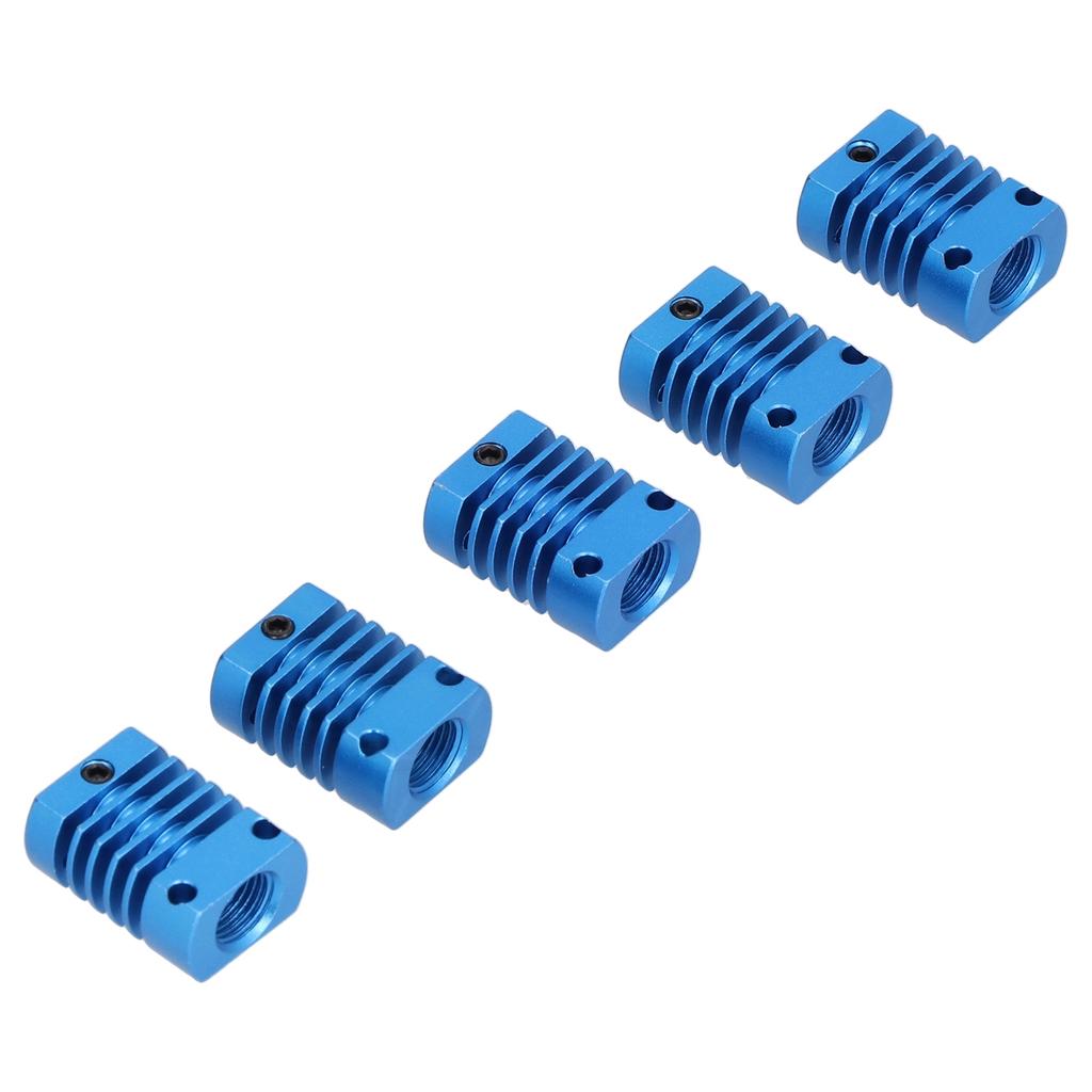 5Pcs 3D Printer Heat Sink Radiator Aluminum Alloy Dissipation Block Extruder MK10 E3DV6