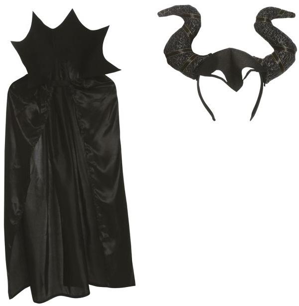 Devil Dibalica Costume Horns Cape Halloween Ball