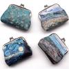 Retro Creative Printing Ladies Purse Student Buckle Coin Dumplings Small Wallet Wedding Candy Bag Gi