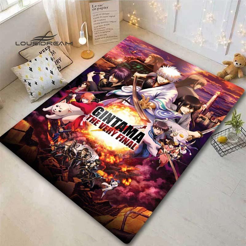 Alfombra para sala de estar GINTAMA, decoración del hogar, alfombras de juego, decoración de dormitorio, alfombras para sala de juegos infantiles, alfombras para mesa de comedor