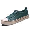 Fashion New Fashion Mens Casual Shoes Youth Teenage Leather Footwear for Men Lace-up Male Casual Sneakers Versatile Male Vulcanize Shoes