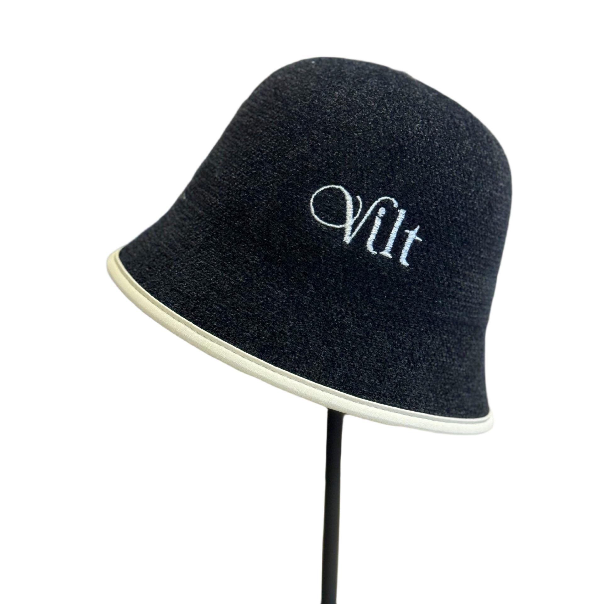 Korean Style Versatile Fashion Color-Blocked Fisherman Hat for Women New Autumn and Winter Knitted Hat Natural Look Bucket Hat 58