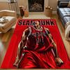 Basketball Anime Hero Design Patterned carpet, non slip mat suitable for living room and bedroom sofas
