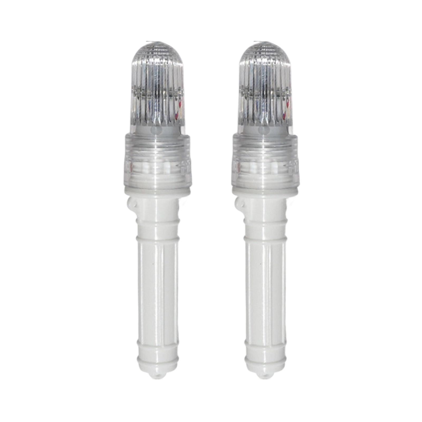 

2pcs Positioning Flashing Light Device Boats Flare Marine Signal Lamp Fishing Net Warning Light Waterproof Fishing Lamp білий