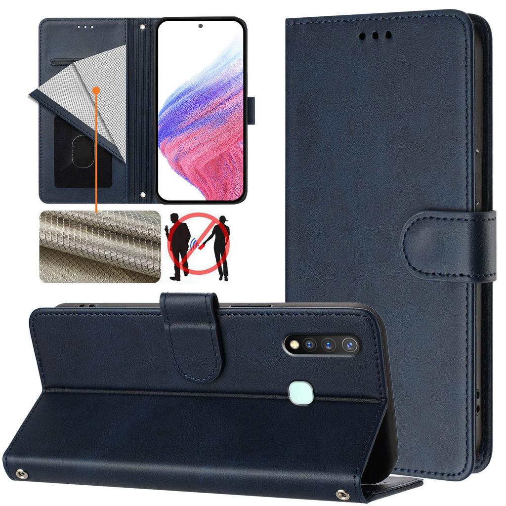 Leather Wallet Case For VIVO Y19S Y19 Y18 Y17s Y17 Y12s Y12a Y11 2023 Y11s Y5s Y03 Y02A Y02 Flip Book Phone Cover