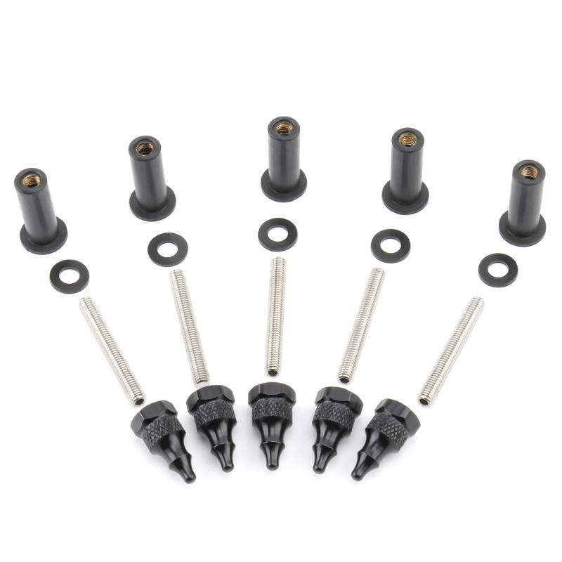 Upgraded Motorcycle Windscreen Hardware Kits Durable & Reliable Windshield Bolt Screws set Motorbike Accessories 5 Pack