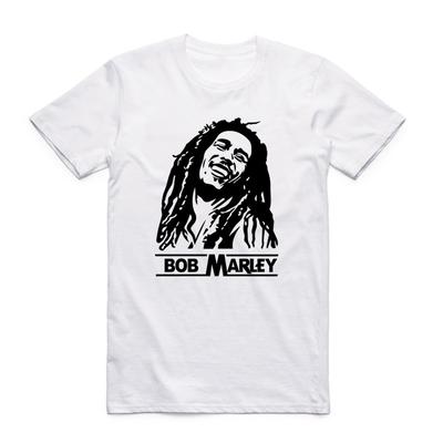 Asian Size Men Women Printing Bob Marley Fashion T Shirt O Neck Short Sleeves Jamaica Singer