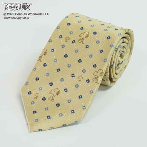 Peanuts Snoopy Tie, Beige, SNOOPY Brand Tie, Gift