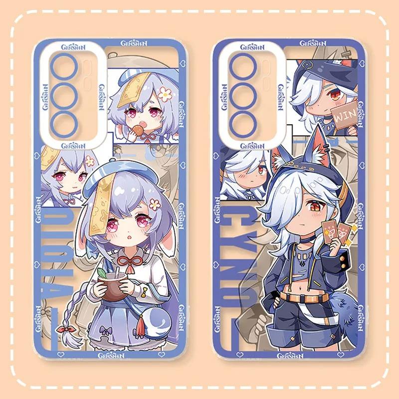 Genshin Impact Phone Case For iPhone 11 12 13 14 15 16 Pro Max Plus Mini 7 8 SE X XS XR Clear Soft Silicone Case Cover Xiao Klee