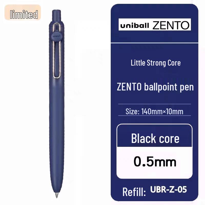 Mitsubishi Uniball Zento Limited Edition Svart Gelpenna, Klickmekanism, 0,5 mm