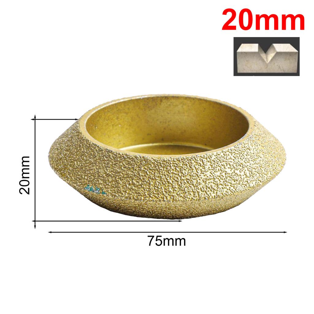 For Building Decoration V Shape Grinding Wheel Concrete Wall Grinding Dry Or Wet Use Granite Grinding High Efficiency