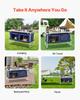Camping Kitchen Table Folding Portable Cook Station 3 Adjustable Heights