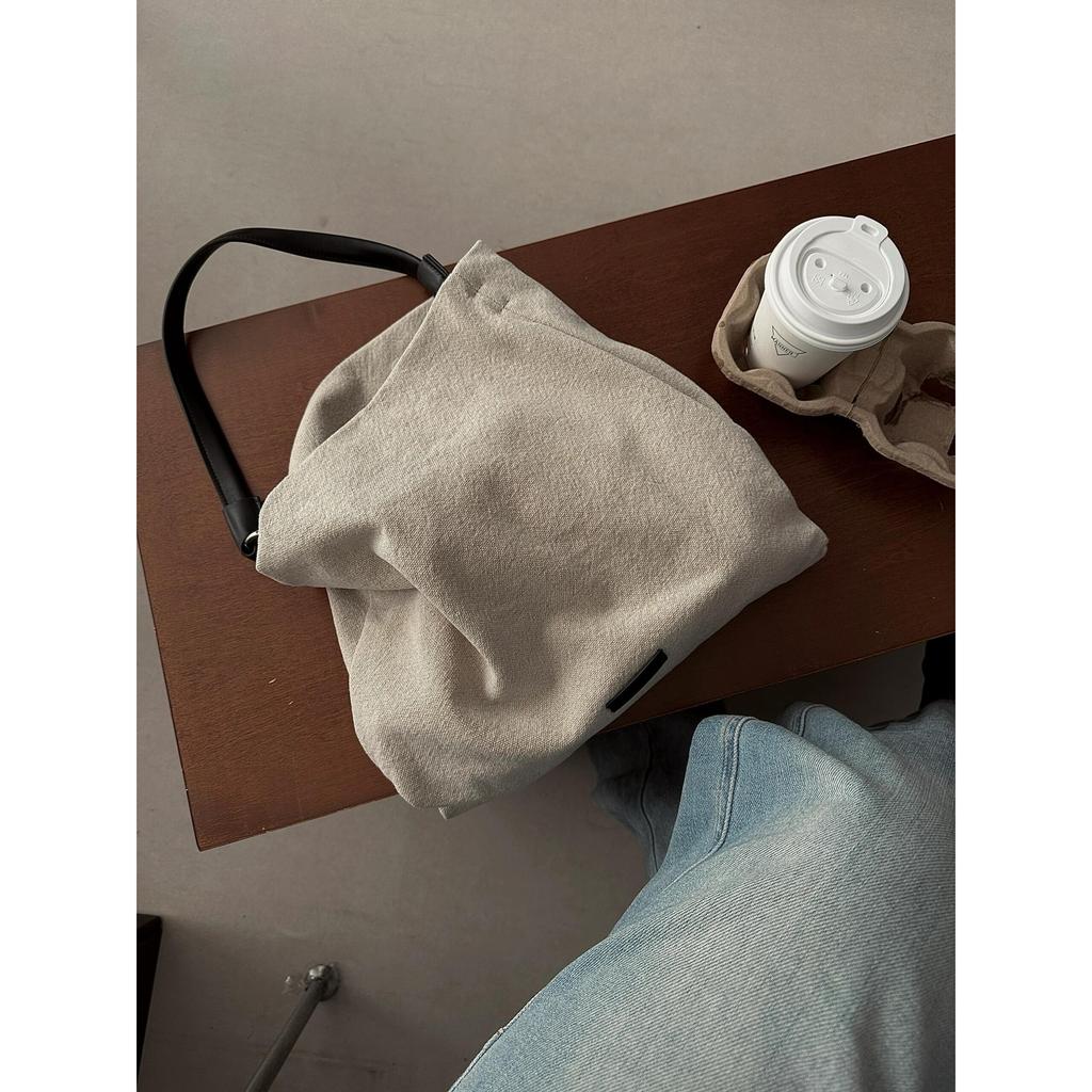 Cotton and linen bag women's new summer niche high-end sense fashion large-capacity armpit bag