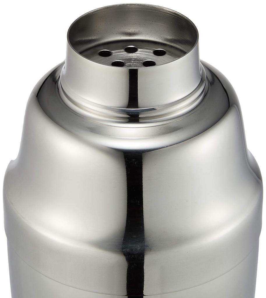 Akagawa Kibutsu Seisakusho AG 18-8 Stainless Steel Cocktail Shaker, 500cc, 94031
