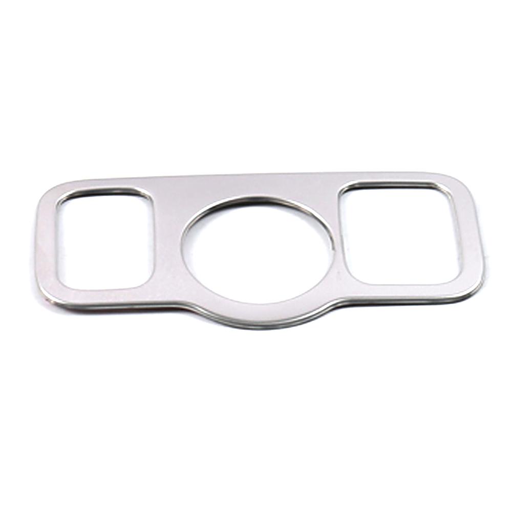 

Для Mercedes Benz A Class W177 A180 A200 A250 2019 2024 молдинги салона автомобиля кнопка переключения фар рамка крышка отделка наклейка серебряный