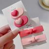 Süße, schöne rosa Dopamin-Haarspange für Frauen, Kawaii-Metall-Haarnadel, Mädchen-Haar-Accessoires, Pony, gebrochene Haarspangen, Seitenspangen