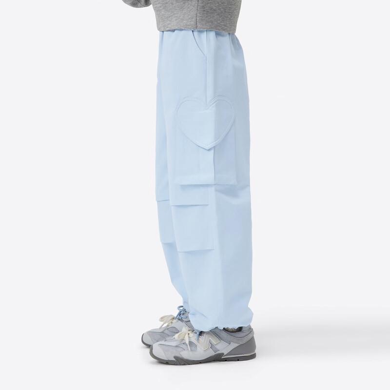 Girls' Cotton Casual Straight-Leg Trousers