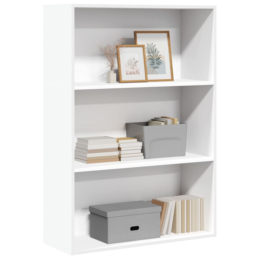 Bookshelf White 80 X 30 X 114 Cm Particleboard