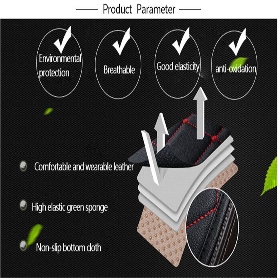 Automobiles Seat Covers Car Cushion Pu Leather Universal Auto Interior Accessories Four Season Protect Set Chair Mat Car-Styling