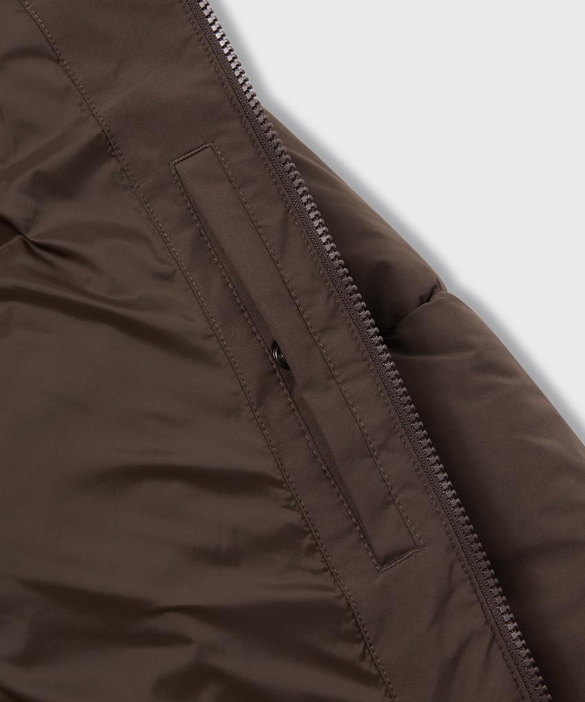 Musinsa Standard Daily Puffer Hooded Short Padded Jacket [Baroque Brown]