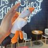 Goose Plush Keychain With Extendable Body For Collectors Display And Gift Ideas