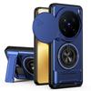 KEYSION Custodia Magnetica per Telefono per VIVO X200 Pro 5G Protezione Fotocamera a Scorrimento Supporto Verticale Anello a 360° Cover Antiurto per VIVO X200