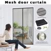 Neu Magnetischer Fliegengitter-Türvorhang ohne Stanzen, Anti-Moskito-Insekten, Fliegenwanzen, automatisches Schließen, Haushaltslüftungs-Türvorhang
