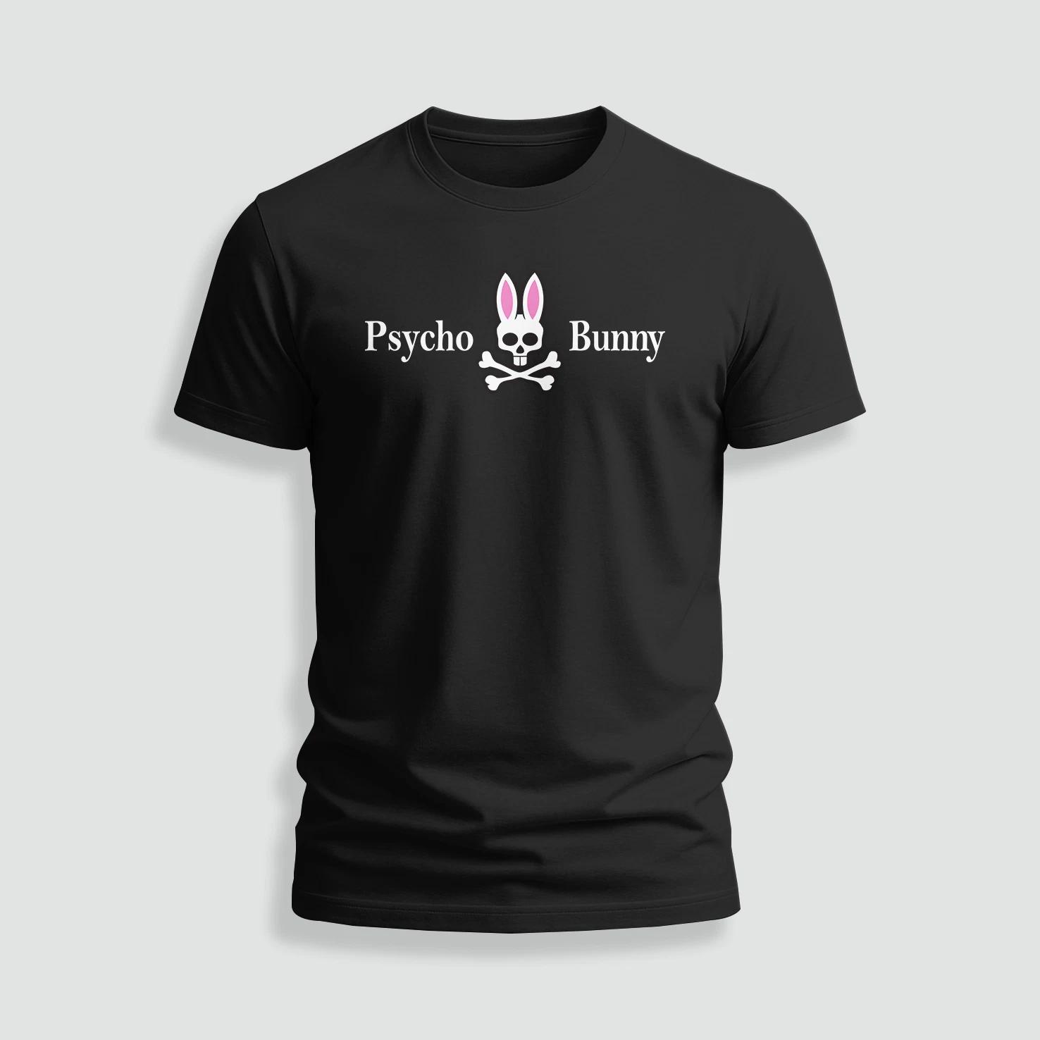 Psychoo Bunnyy logo funny T-Shirt Size S-5XL S
