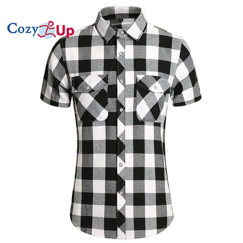 

Мужские повседневные фланелевые клетчатые рубашки Cozy Up, рабочие рубашки на пуговицах с короткими рукавами 7XL белый