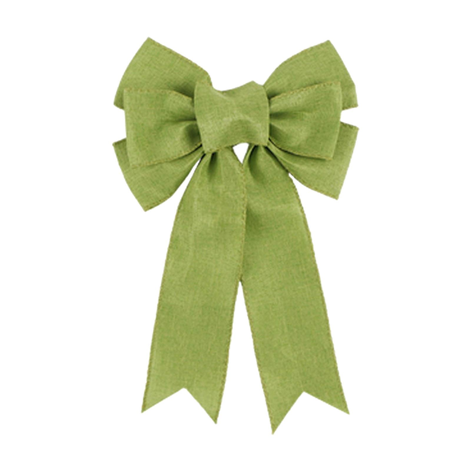 

Easter Wreath Bow Decorative Tree Topper Bow for Party Wreath Garland Home зелёный