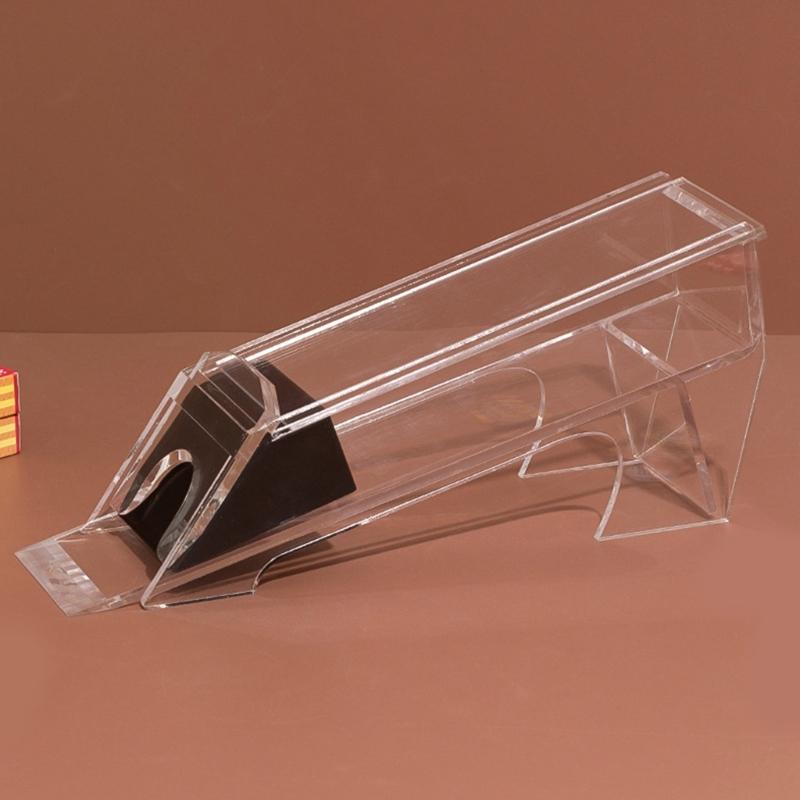Poker Card Shuffler Manual Card Shuffler 1 Decks Acrylic Playing Card Shuffler Card Dealing Shoe for Board Game