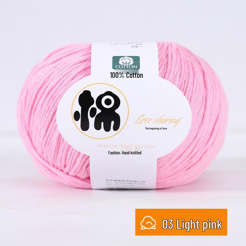 8-Strand 100% Milk Cotton Yarn for Baby Hat, Scarf, Crochet Shoes, DIY Doll Knitting, Crochet Projects