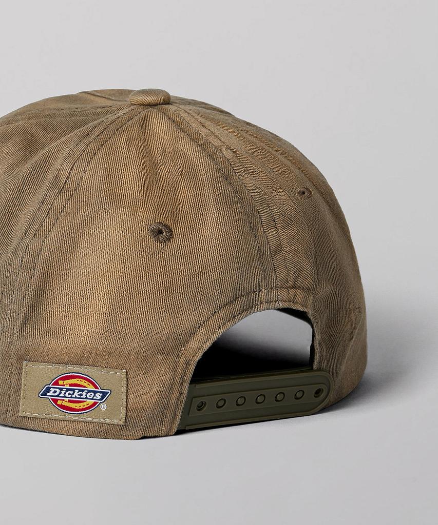 Dickies Washed Script Ball Cap Khaki Beige
