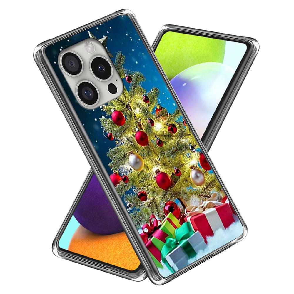 

Чехол для iPhone 16 Pro Max с рождественским принтом, мягкий ТПУ чехол для телефона J