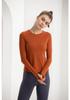 Women's Round Neck Long Sleeve Fitness T-shirt - High Elasticity Sports Top for Yoga, Running, Cycling