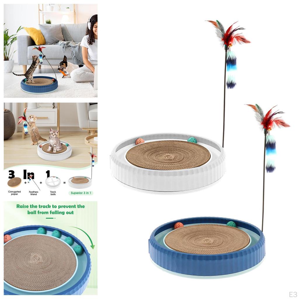 Cat Scratch Toy, Cardboard, , Pad for Puppy Kitten Play And Rest,