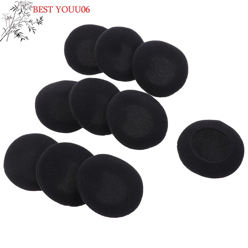 (YOUU06)10pcs 5cm Replacement Ear Pad Earpads Sponge Soft Foam Cushion For PC131 PX100