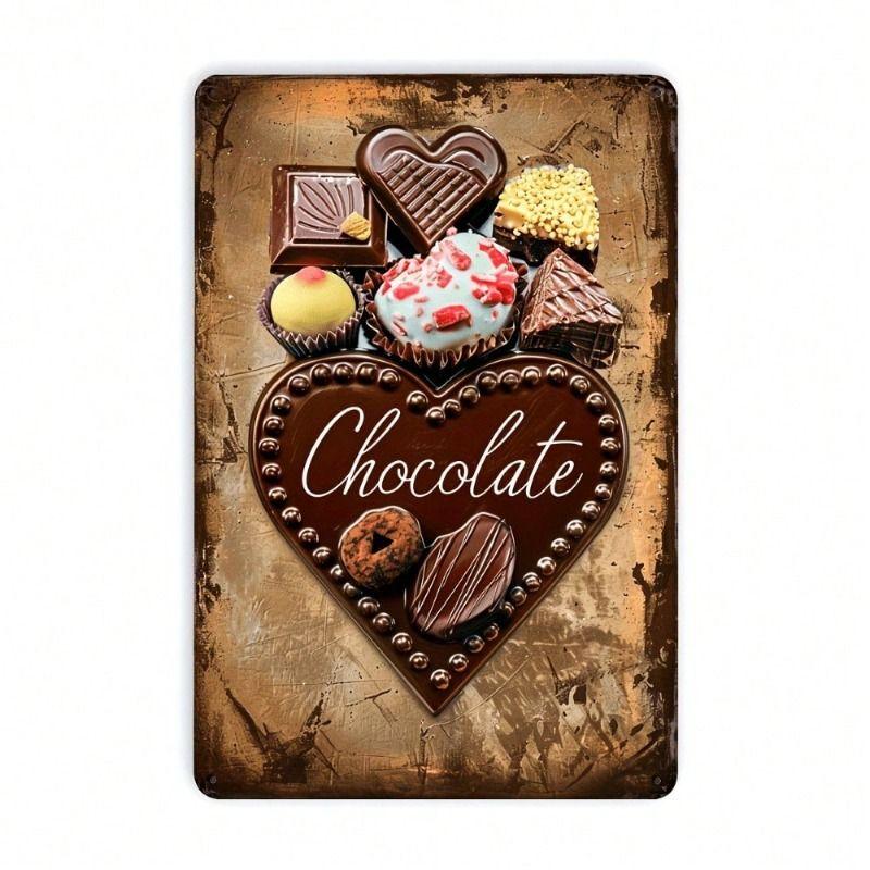 Металлическая жестяная настенная табличка в винтажном стиле 20x30см