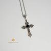 Punk Kristall Kreuz Anhänger Halskette Damen Gothic Schlüsselbein Halskette Halskette Ästhetischer Schmuck Bijoux Party Geschenke